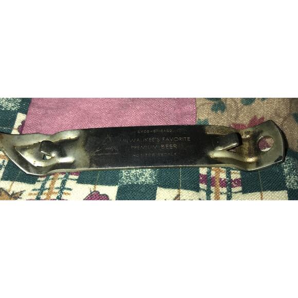 Vintage BLATZ MILWAUKEE FAVORITE PREMIUM BEER Advertising Bottle & Can Opener - Picture 4 of 5